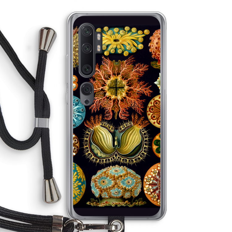 Haeckel Ascidiae: Xiaomi Mi Note 10 Pro Transparant Hoesje met koord
