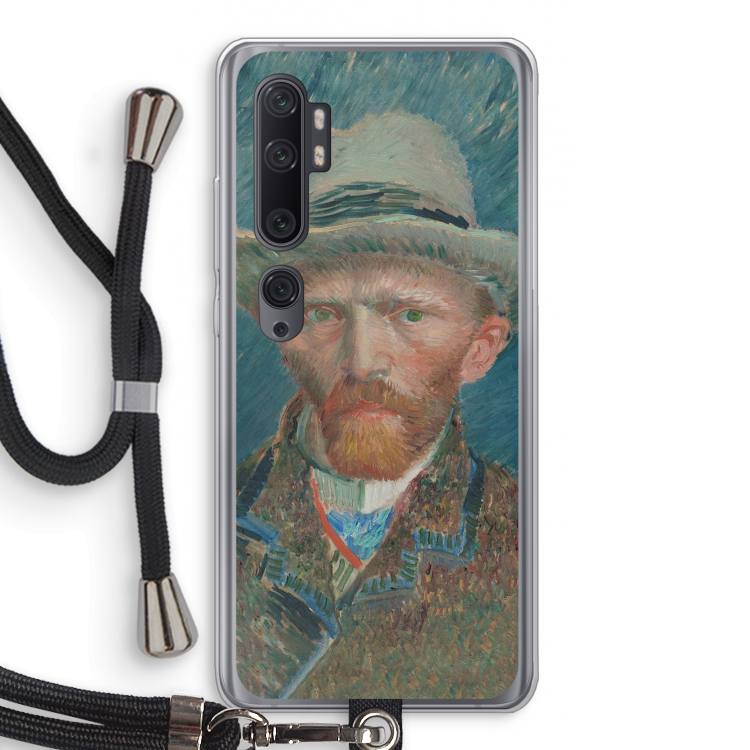 Van Gogh: Xiaomi Mi Note 10 Pro Transparant Hoesje met koord