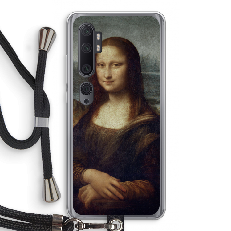Mona Lisa: Xiaomi Mi Note 10 Pro Transparant Hoesje met koord
