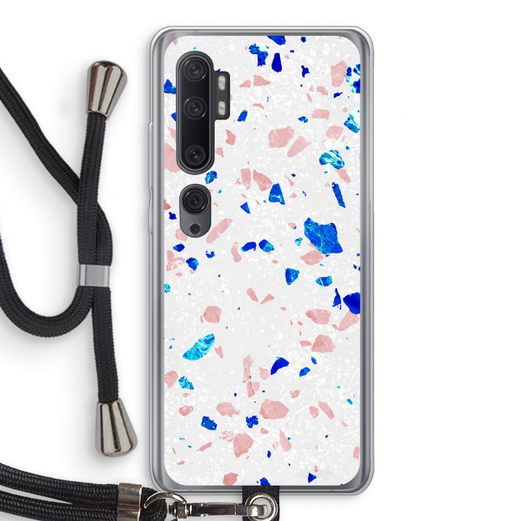 Terrazzo N°6: Xiaomi Mi Note 10 Pro Transparant Hoesje met koord