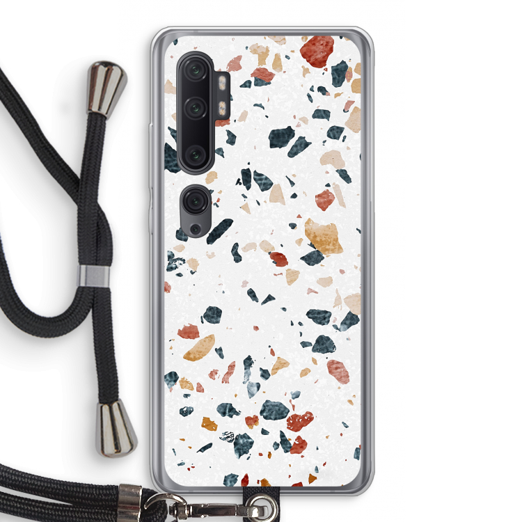 Terrazzo N°4: Xiaomi Mi Note 10 Pro Transparant Hoesje met koord