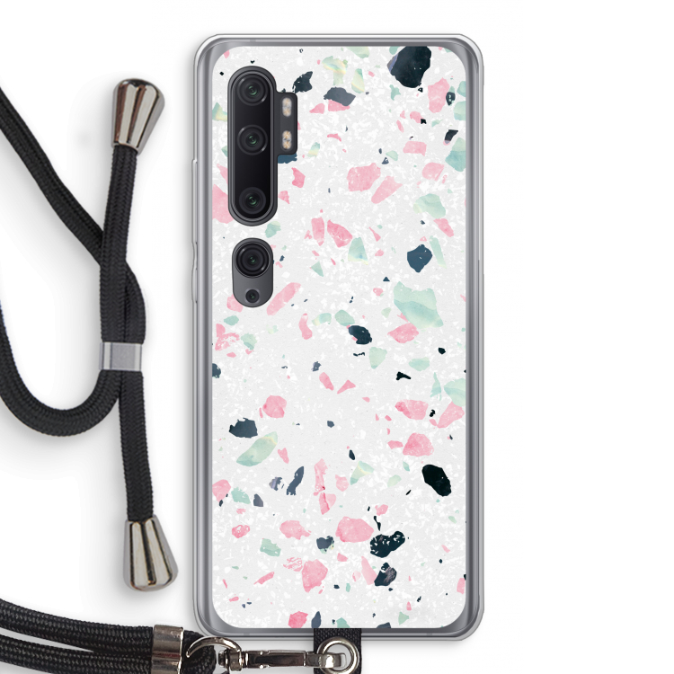 Terrazzo N°3: Xiaomi Mi Note 10 Pro Transparant Hoesje met koord