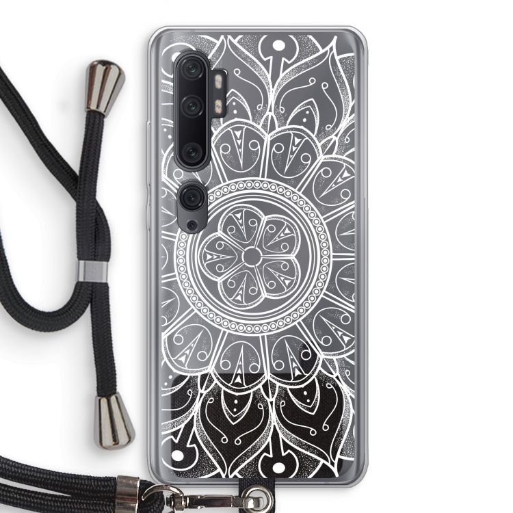 Roses Are Red: Xiaomi Mi Note 10 Pro Transparant Hoesje met koord