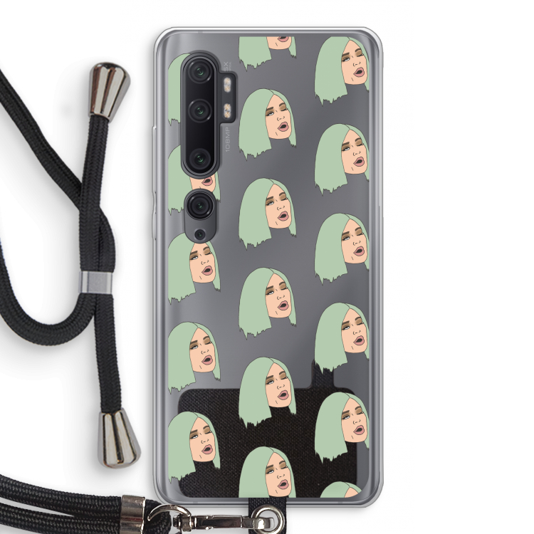 King Kylie: Xiaomi Mi Note 10 Pro Transparant Hoesje met koord