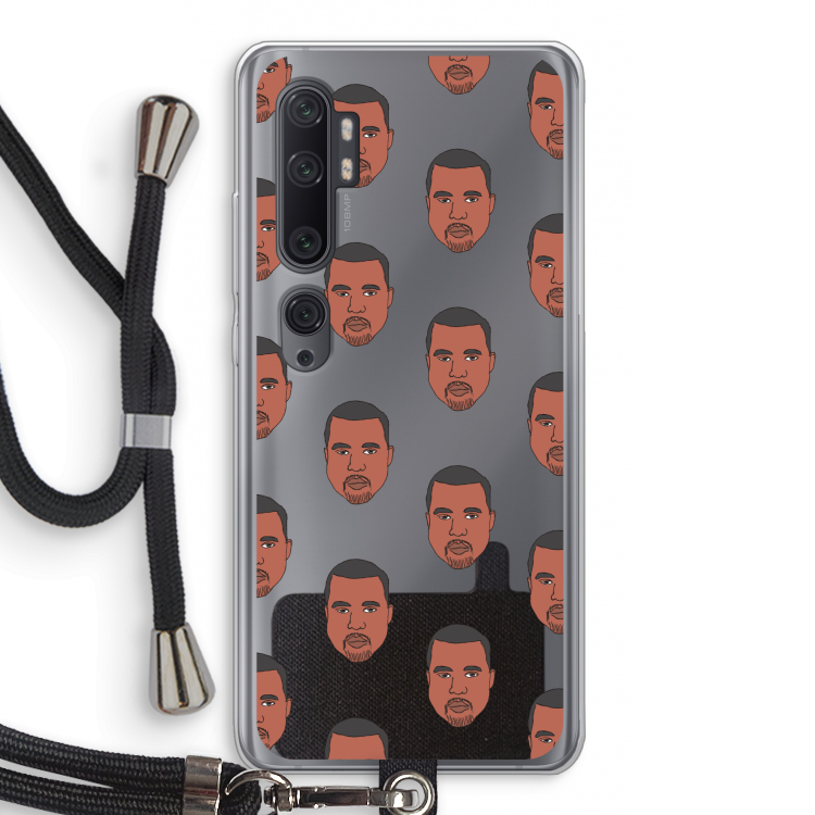 Kanye Call Me?: Xiaomi Mi Note 10 Pro Transparant Hoesje met koord