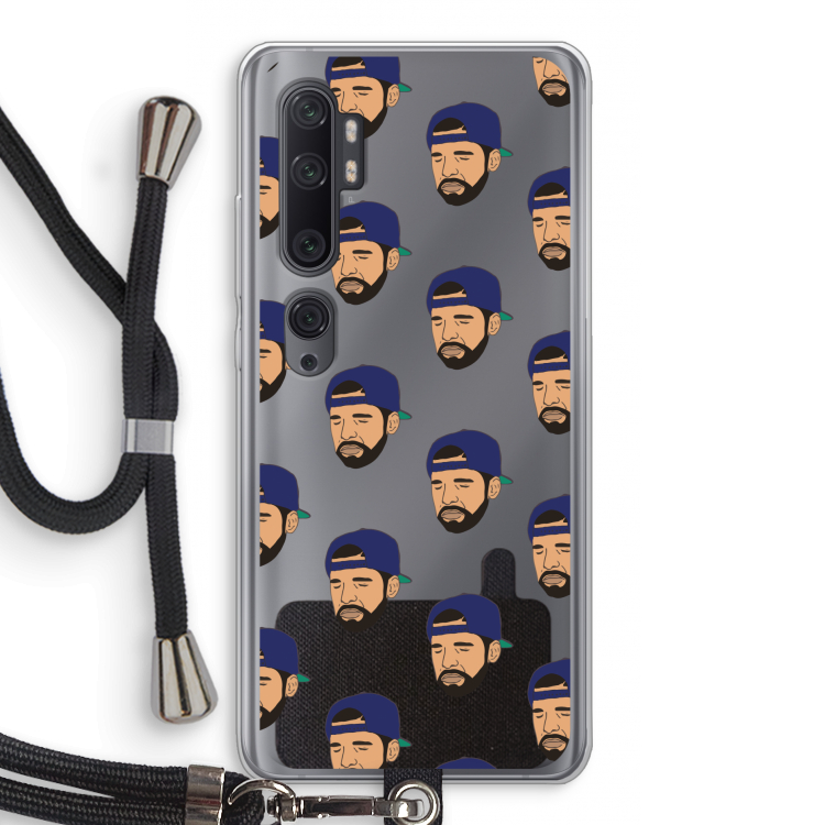 Drake Away: Xiaomi Mi Note 10 Pro Transparant Hoesje met koord