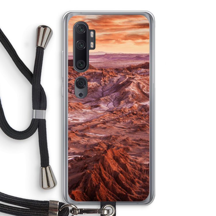 Mars: Xiaomi Mi Note 10 Pro Transparant Hoesje met koord