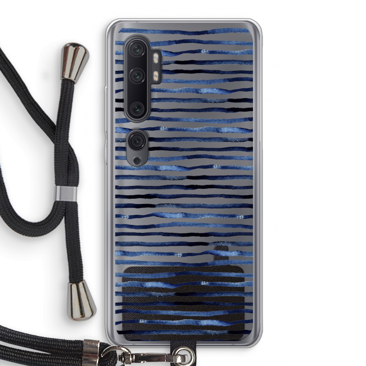Verrassende lijnen: Xiaomi Mi Note 10 Pro Transparant Hoesje met koord