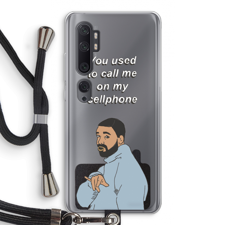 Hotline bling: Xiaomi Mi Note 10 Pro Transparant Hoesje met koord