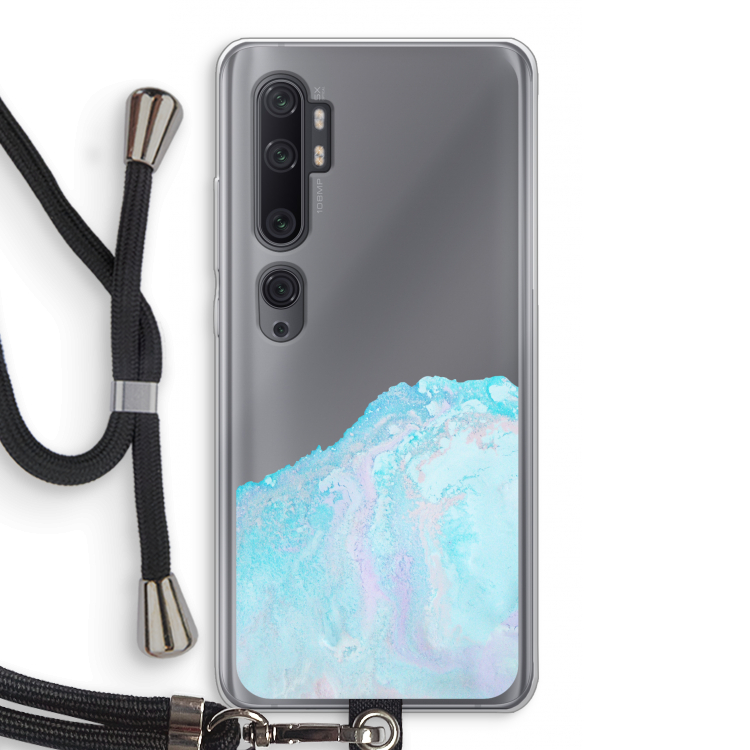 Fantasie pastel: Xiaomi Mi Note 10 Pro Transparant Hoesje met koord