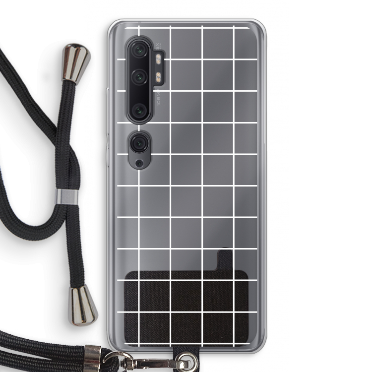 Rooster 2: Xiaomi Mi Note 10 Pro Transparant Hoesje met koord