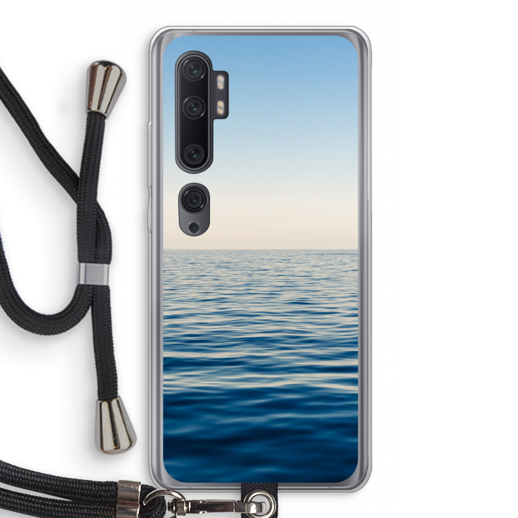 Water horizon: Xiaomi Mi Note 10 Pro Transparant Hoesje met koord