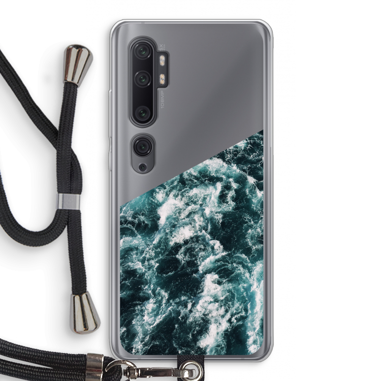 Zee golf: Xiaomi Mi Note 10 Pro Transparant Hoesje met koord