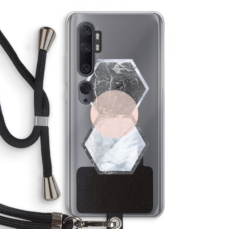 Creatieve toets: Xiaomi Mi Note 10 Pro Transparant Hoesje met koord