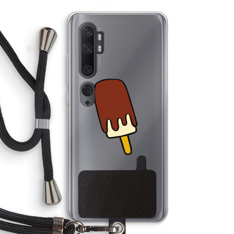 Frisco: Xiaomi Mi Note 10 Pro Transparant Hoesje met koord