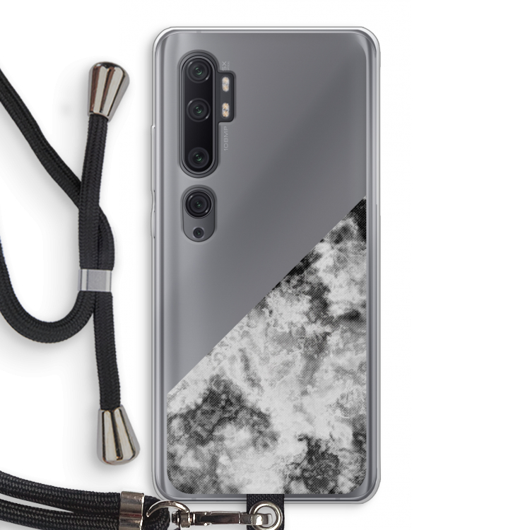 Onweer: Xiaomi Mi Note 10 Pro Transparant Hoesje met koord