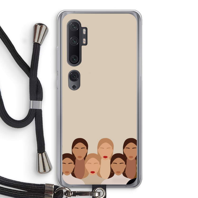 Girls girls girls: Xiaomi Mi Note 10 Pro Transparant Hoesje met koord