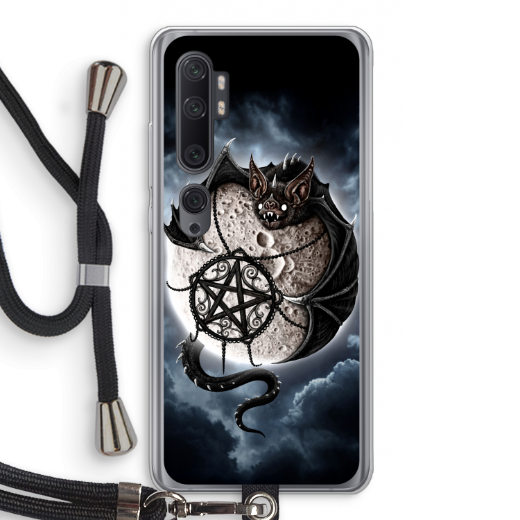 Volle maan: Xiaomi Mi Note 10 Pro Transparant Hoesje met koord
