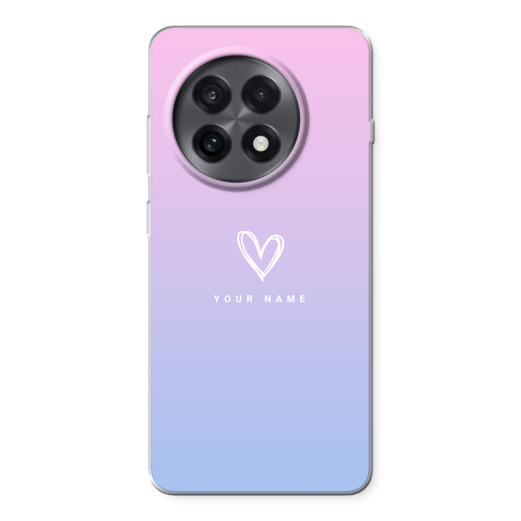 CaseCompany Transparent_hartjecustom_oneplus