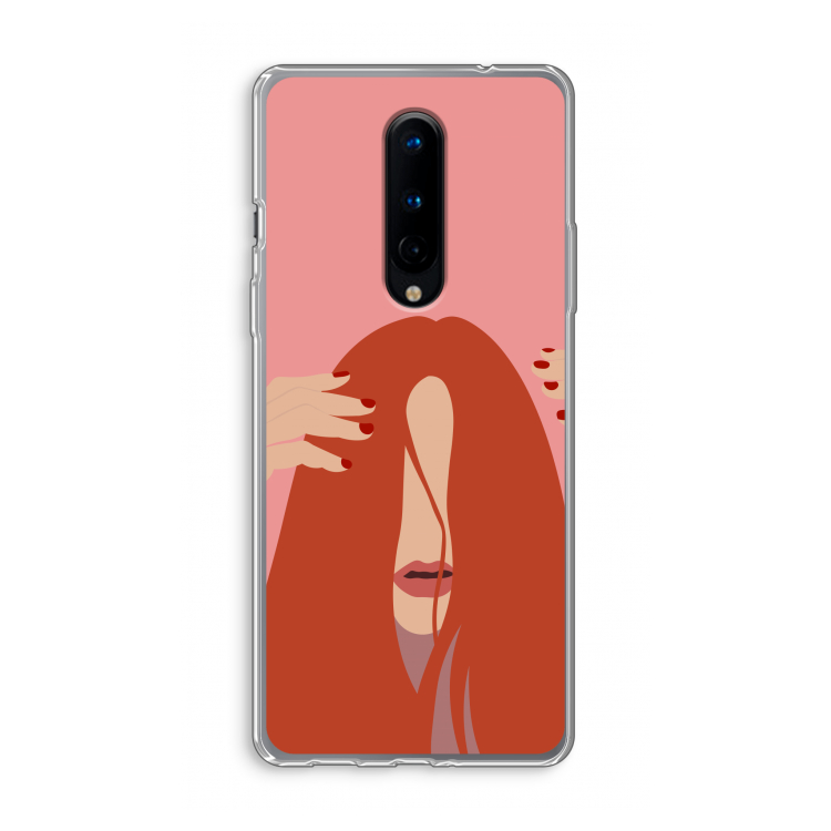 Woke up like this: OnePlus 8 Transparant Hoesje