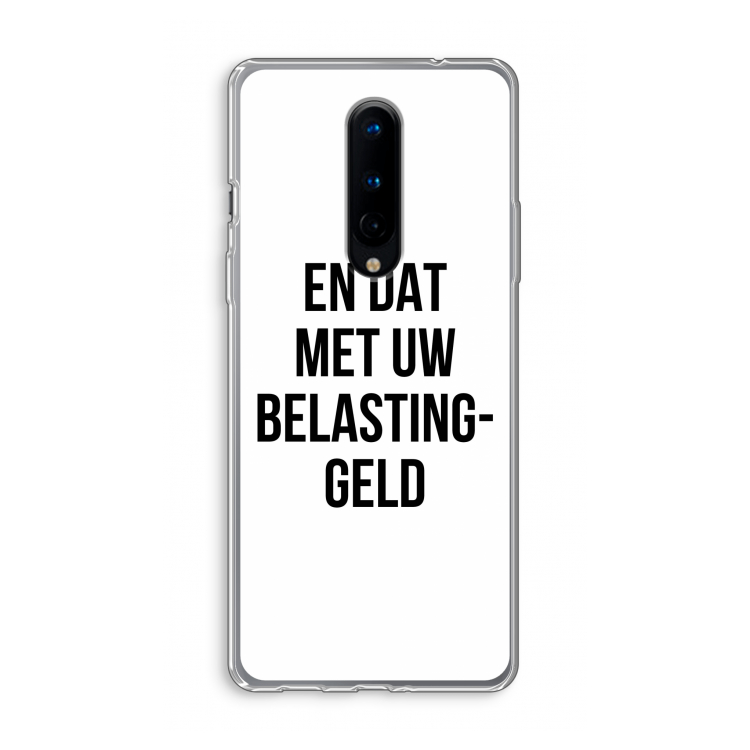 Belastinggeld: OnePlus 8 Transparant Hoesje