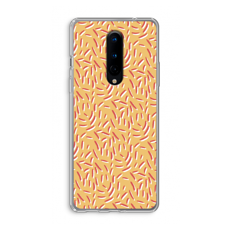 Camouflage: OnePlus 8 Transparant Hoesje