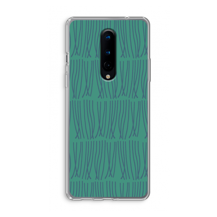 Swirls: OnePlus 8 Transparant Hoesje