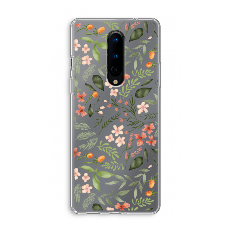 Sweet little flowers: OnePlus 8 Transparant Hoesje