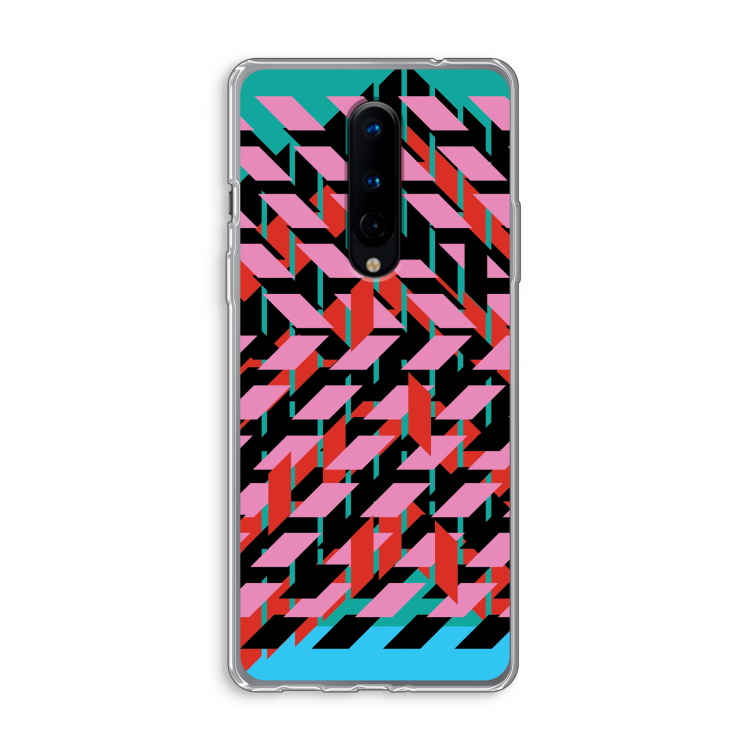 Skew Blush 2: OnePlus 8 Transparant Hoesje