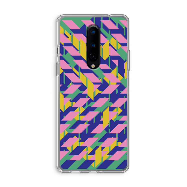Skew Blush 1: OnePlus 8 Transparant Hoesje