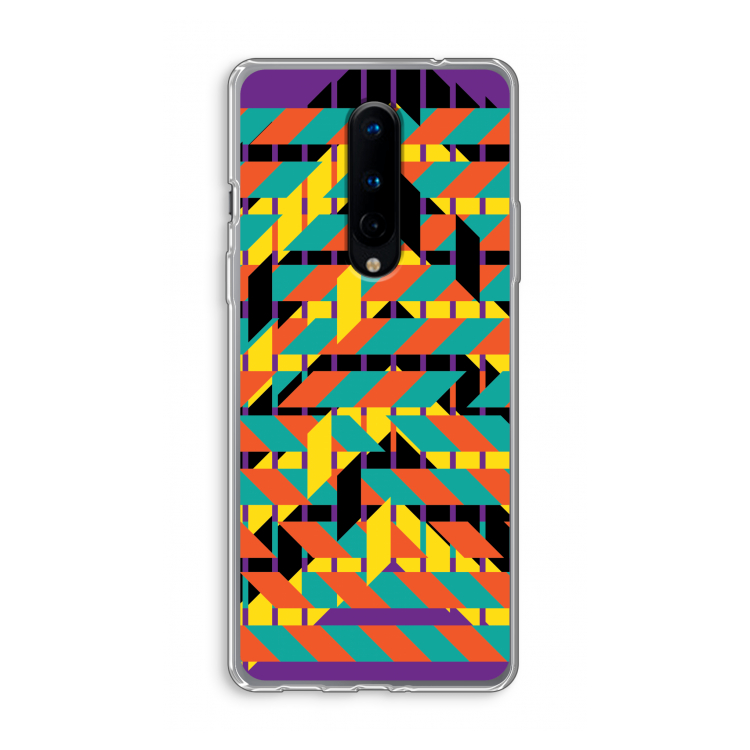 Skew Bee 2: OnePlus 8 Transparant Hoesje