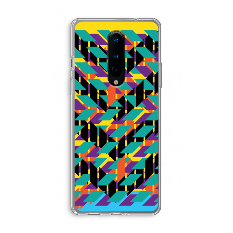 Skew Bee 1: OnePlus 8 Transparant Hoesje