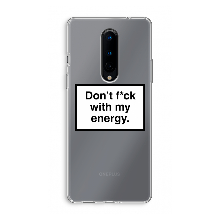 My energy: OnePlus 8 Transparant Hoesje