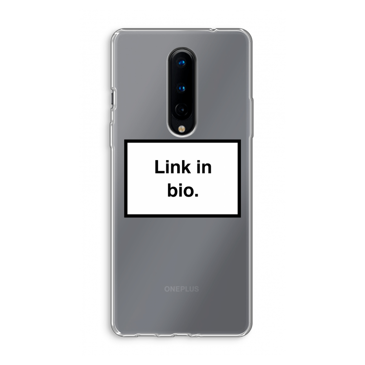 Link in bio: OnePlus 8 Transparant Hoesje