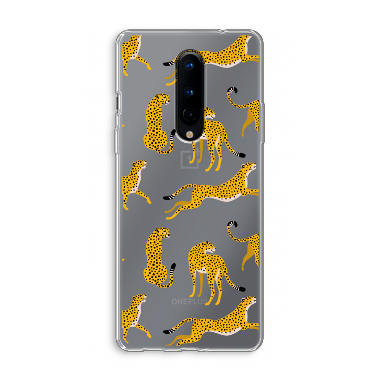Luipaard: OnePlus 8 Transparant Hoesje