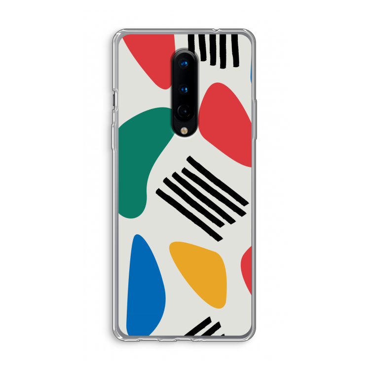 Illustratieve pop 1: OnePlus 8 Transparant Hoesje