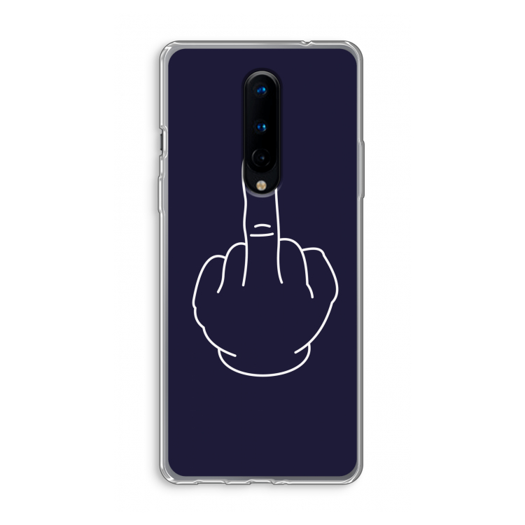 F**k U: OnePlus 8 Transparant Hoesje