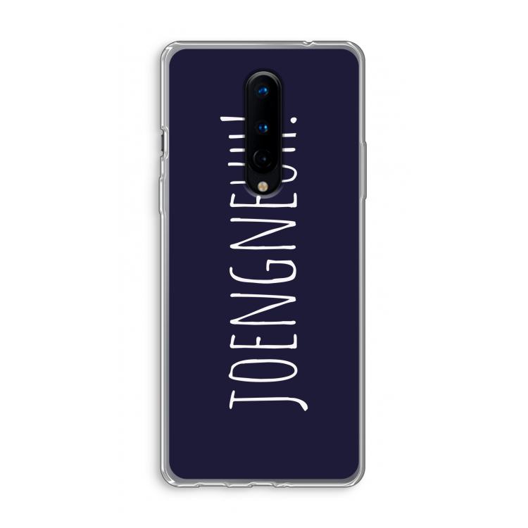 Joengneuh!: OnePlus 8 Transparant Hoesje