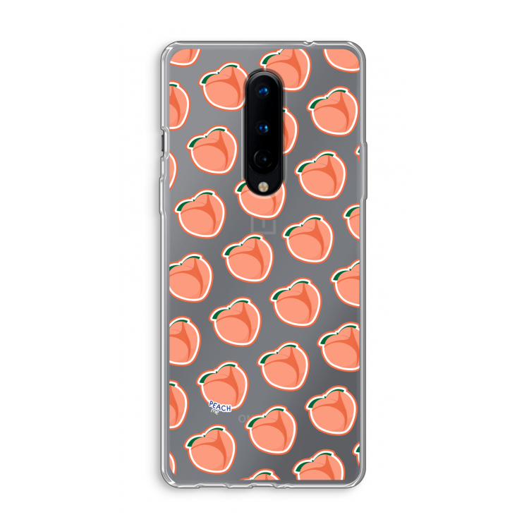 Just peachy: OnePlus 8 Transparant Hoesje