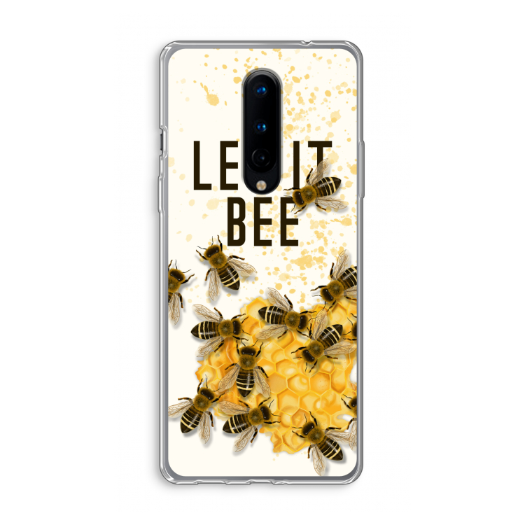 Let it bee: OnePlus 8 Transparant Hoesje