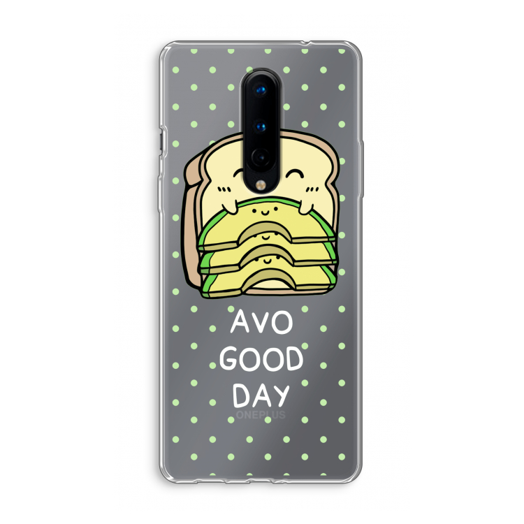 Avo Good Day: OnePlus 8 Transparant Hoesje