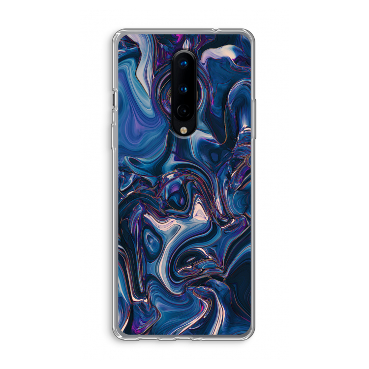 Mirrored Mirage: OnePlus 8 Transparant Hoesje