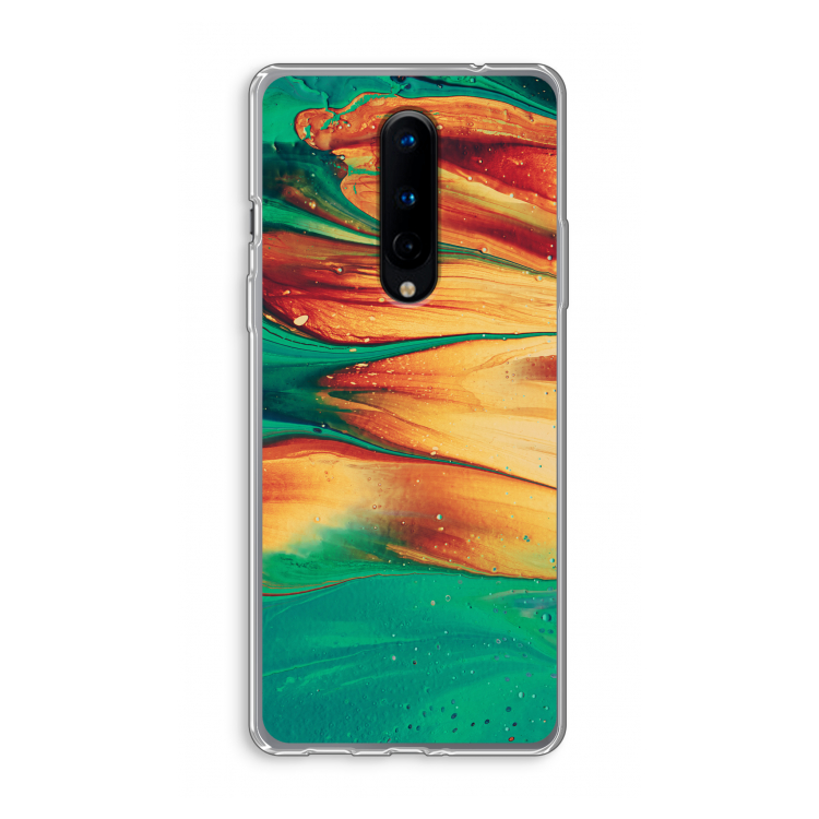 Green Inferno: OnePlus 8 Transparant Hoesje