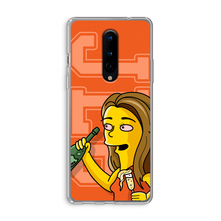 Jamie Lee Simpson: OnePlus 8 Transparant Hoesje