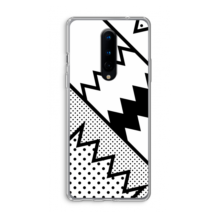 Pop Art #5: OnePlus 8 Transparant Hoesje