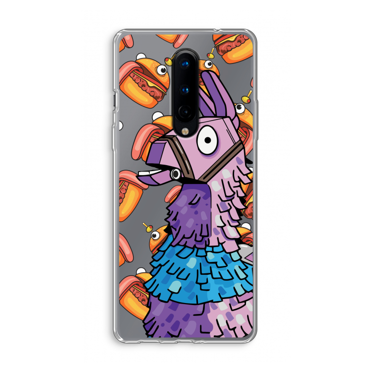 Loot Burger: OnePlus 8 Transparant Hoesje