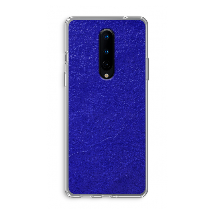 Majorelle Blue: OnePlus 8 Transparant Hoesje