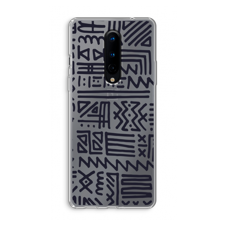Marrakech print: OnePlus 8 Transparant Hoesje