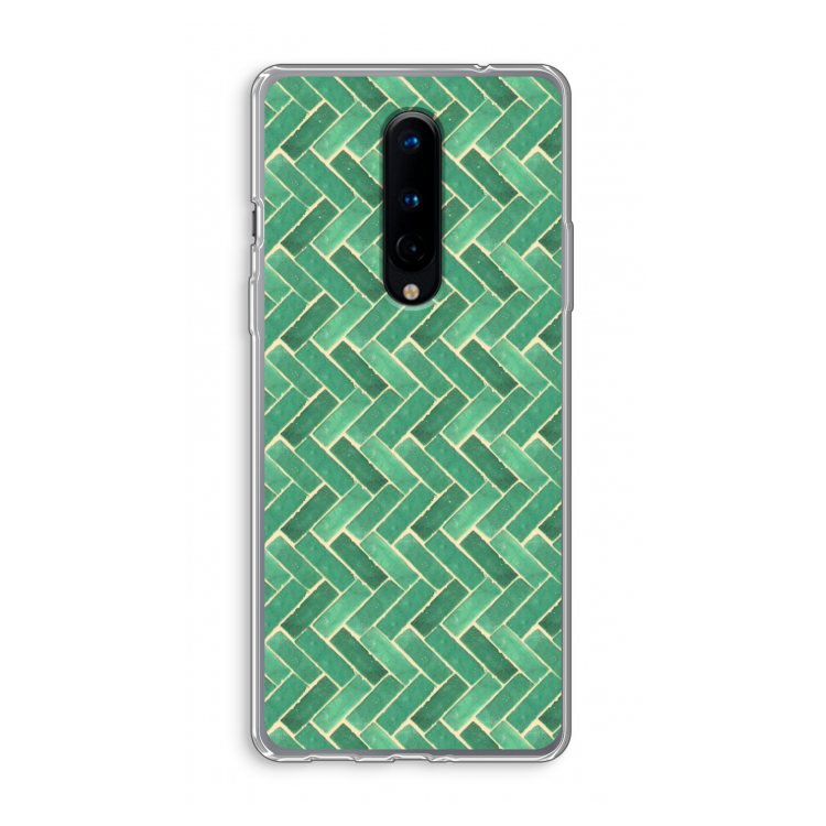 Moroccan tiles 2: OnePlus 8 Transparant Hoesje