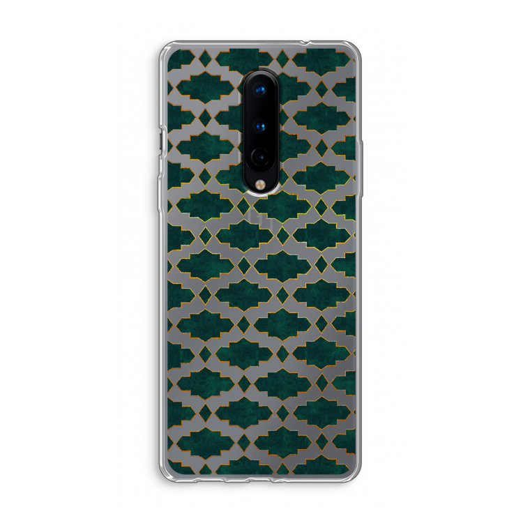 Moroccan tiles: OnePlus 8 Transparant Hoesje